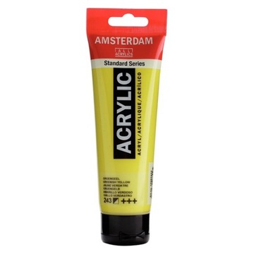 FARBA AKRYLOWA 120ML TALENS AMSTERDAM 243 GRUENGE.