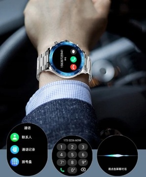 SMARTWATCH zegarek SMARTBAND do IPHONE HUAWEI PULSOMETR KROKOMIERZ AMOLED