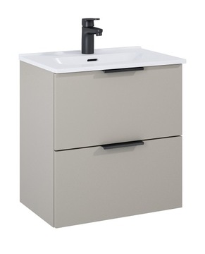 Zestaw Street Plus szafka beżowa i umywalka 51 cm