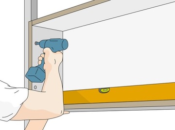 Полка подвесная настенная из OSB комплект КНАУФ L