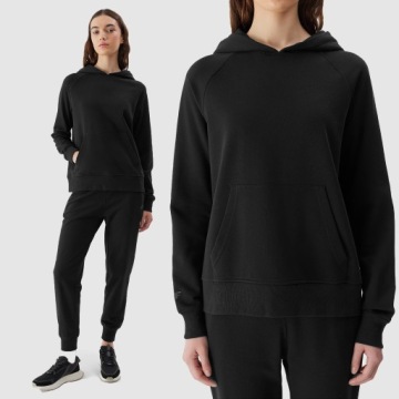 4F BLUZA DAMSKA DRESOWA NIEROZPINANA Z KAPTUREM SS24