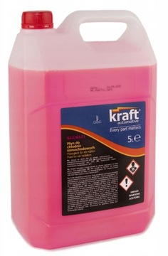 KRAFT PŁYN DO CHŁODNIC G12/G12+ CZERWONY 5L -35°C
