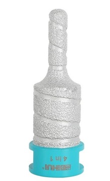 BIHUI FREZ STOŻKOWY DIAMENTOWY WIELOFUNKCYJNY STOŻEK 4W1 GWINT M14 0-25MM