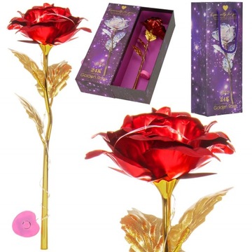 Светящийся светодиодный светильник ETERNAL ROSE ИДЕЯ ДЛЯ ДНЯ МАТЕРИ 25см