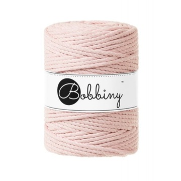 Sznurek do makramy Bobbiny 3PLY 5mm Pastelowy Róż