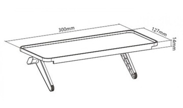 Накладка на полку телевизора для декодера дистанционного управления DVB