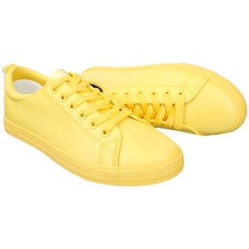 Trampki Big Star żółte damskie buty HH274142 37