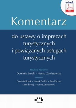 KOMENTARZ DO USTAWY O IMPREZACH TURYSTYCZ.. EBOOK