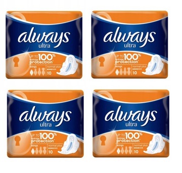 Always ultra normal podpaski higieniczne 4x 10szt