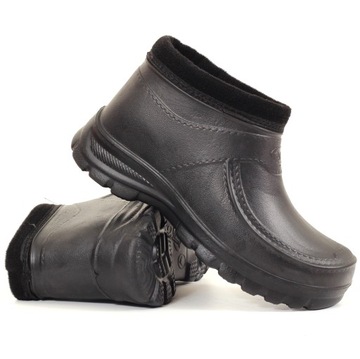 KALOSZE PIANKOWE KRÓTKIE OCIEPLANE LEKKIE MĘSKIE