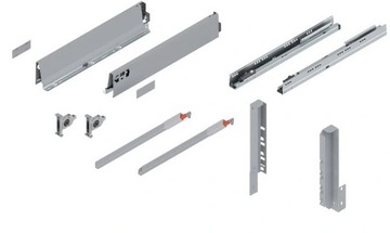 SZUFLADA TANDEMBOX 500 BLUM ANTARO SZARA WYSOKA D