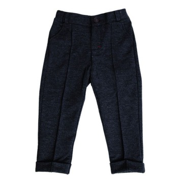 Spodnie eleganckie bawełniane chłopięce 86 12-18 m