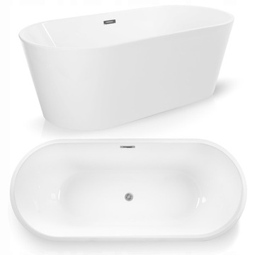 REIHE IDEA - ОТДЕЛЬНО СТОЯЩАЯ ВАННА 170x80 акрил + СИФОН + STANDING FATTER
