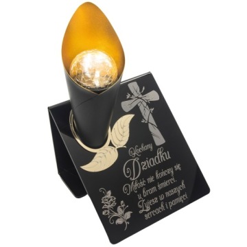 Солнечная солнечная светодиодная светодиода для могилы для могилы для дедушки