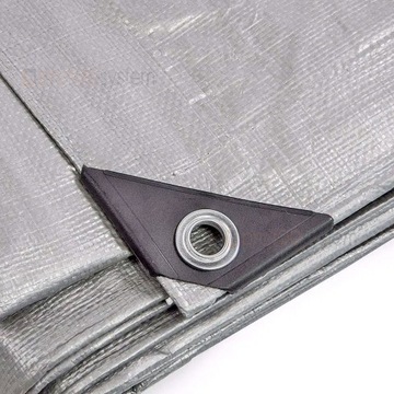 ПРОЧНЫЙ ТОЛСТЫЙ БРЕЗЕНТ 4х6м СЕРЕБРЯНАЯ АВТОМОБИЛЬНАЯ ТЕРРАСА