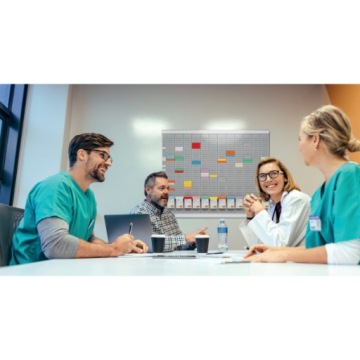 100 серебряных карточек планирования T-Card, размер 2