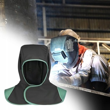Дышащий сварочный капюшон черный