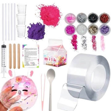 TAŚMA DO ROBIENIA SQUISHY DMUCHANIA BANIEK BUBBLE ELASTYCZNA DODATKI DIY 3m