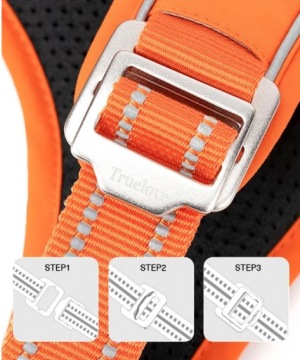 ШЛЕЙКА ДЛЯ СОБАК EASY WALK TRUELOVE FRONT LINE PREMIUM CORDURA ORANGE L