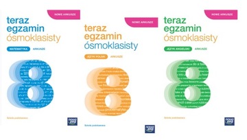 Nowe arkusze 3w1 Teraz egzamin ósmoklasisty MAT POL ANG