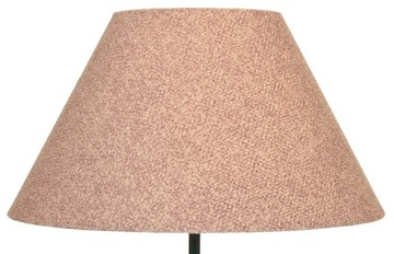 Abażur Do Lampy Klosz Stożek Nowoczesny E27 PUDROWY RÓŻ 25x50 H27 AREZZO