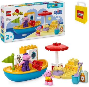 LEGO DUPLO 10432 ŁÓDŹ ŚWINKI PEPPY ŁÓDKA PEPY PEPA STATEK PEPPA PIG ŚWINKA