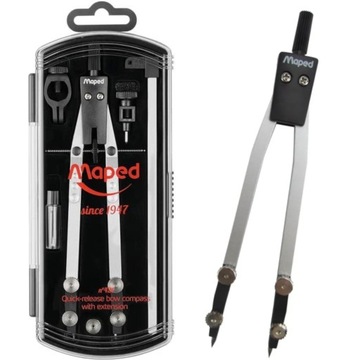 Cyrkiel geometryczny techniczny 6 elementów