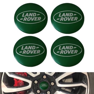 4SZT LAND ROVER NAKLEJKA EMBLEMAT NA FELGI 56MM