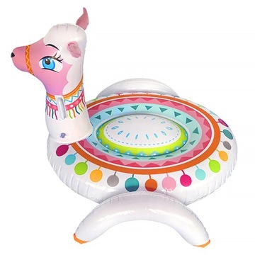 НАДУВАННЫЙ ПЛЯЖНЫЙ МАТРАС ДЛЯ КУПАНИЯ АЛЬПАКА 110х100 СМ