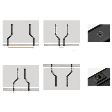 Держатель саундбара Spacetronik SPB-030 над/под телевизором