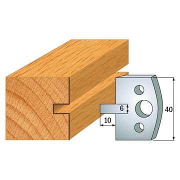 Noże profilowe do głowicy wymienne CMT HSS 40x4mm