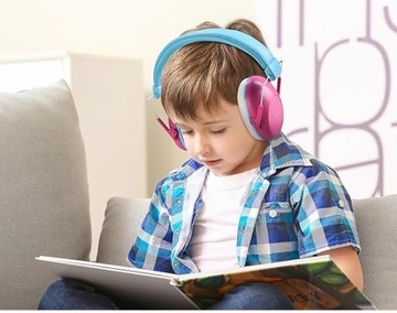 НАУШНИКИ РЕГУЛИРУЕМЫЕ ЗАЩИТНЫЕ ЗВУКОВЫШАЮЩИЕ БЕСШУМНЫЕ ДЕТСКИЕ P