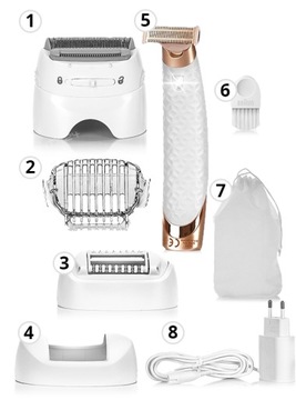 ДЕПИЛЯТОР BRAUN Silk-epil 5 Wet&Dry + SHAR + MASSAGE + TRIMER - ExtremePack