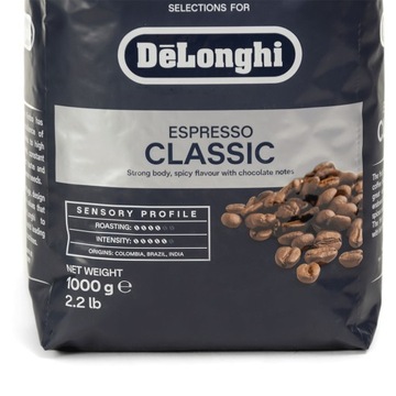 Кофе Kimbo Delonghi Espresso Classic в зернах 1кг.