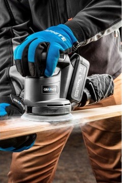 НАБОР АККУМУЛЯТОРНОЙ ЭКСЦЕНТРИЧЕСКОЙ ШЛИФОВАЛЬНОЙ МАШИНЫ 125 ММ