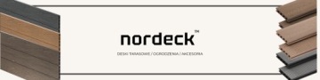 Композитная рейка для забора NORDECK Hageline, Золотой дуб 150x20x2200 мм