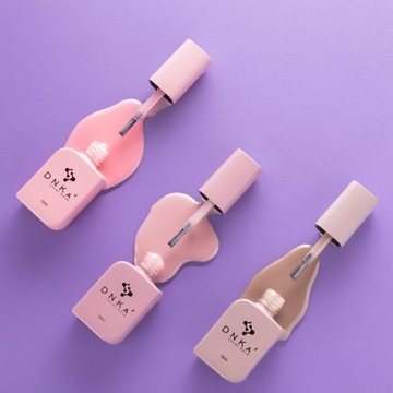 DNKa RUBBER BASE Kauczukowa 12 ml BAZA budująca do paznokci przezroczysta