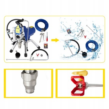 Окрасочная установка Гидродинамический пистолет 2000w