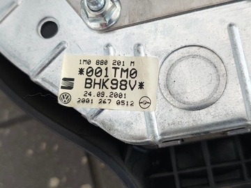 VOLANT + ULOŽENÍ AIRBAG SEAT TOLEDO II 1M0419091F 1M0880201K ORIGINÁLNÍ