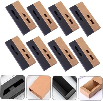 Коробка из 20 пеналов с бумажным ящиком для ручек для ювелирных изделий