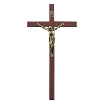KRZYŻ WISZĄCY NA ŚCIANĘ DO DOMU BIURA DREWNIANY 19