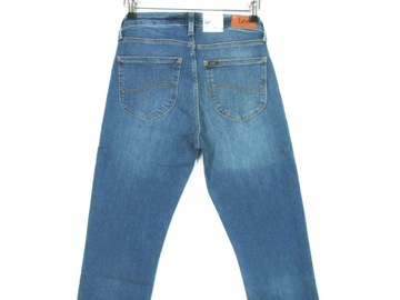 LEE spodnie SLIM blue REGULAR jeans ELASTICATED CAROL _ W27 L31
