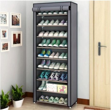 БОЛЬШОЙ ШКАФ ДЛЯ ТЕКСТИЛЬНОЙ ОБУВИ, XXL, 10 ПОЛОК