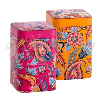 Komplet puszek Fireflower kwadratowych 100g
