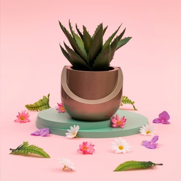 Cut My Top Некрашеный вазон 13 см Декоративный вазон