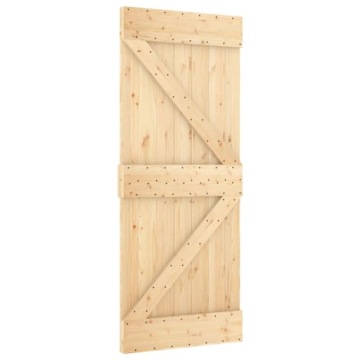 DRZWI PRZESUWNE 85X210CM DREWNO SOSNOWE
