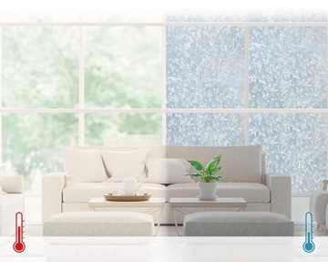 ДЕКОРАТИВНАЯ ПЛЕНКА ДЛЯ ВИТРАЖА, ЗАЩИЩАЮЩАЯ ПРИВАТНОСТЬ 45*200см