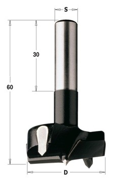 Wiertło puszkowe z cylindrycznym uchwytem CMT 392.200.11