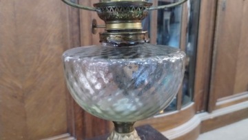 Масляная лампа в стиле модерн, готовая к реставрации, 1900-1920 гг.