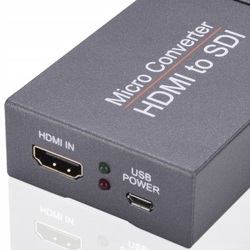 Конвертер 1080P HDMI в SDI 2 аудиовыхода SDI